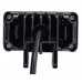 FARO RECTANGULAR Mini (Luz-Fija) 20 watts 2 leds 12v 7 x 3.5 cm (2 Piezas) AMBAR-BLANCO