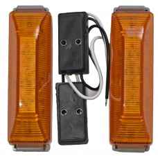 PLAFON RECTANGULAR Base Gris (Luz Led Fija) (con Conector 2 Vias) con 10 Leds 12/24V 1