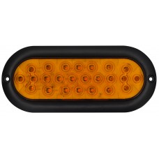 PLAFON OVALADO Bisel Negro (Luz Led Alta-Baja-Estrobo) 12-24v con 24 Leds 2