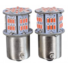 FOCO LED Base 1141  1  Polo con 54 Hiper Led  ROJO (2 piezas)