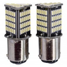 FOCO LED Base 1141 1  Polo con 87 Hiper Led (Luz Estrobo) AZUL (2 piezas)