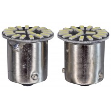 FOCO LED Base 7507 1 Polo con 19 Hiper Led (Estrobo) BLANCO (2 piezas)