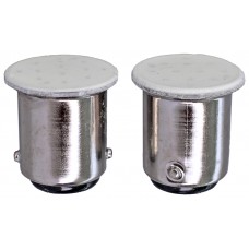 FOCO LED Base 1176 2 Polos led cob plano AZUL (2 piezas)