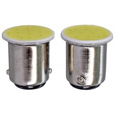 FOCO LED Base 1176 2 Polos led cob plano BLANCO (2 piezas)