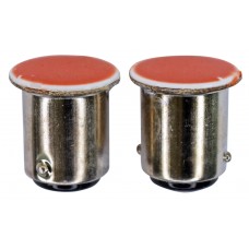FOCO LED Base 1176 2 Polos led cob plano ROJO (2 piezas)