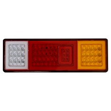 CALAVERA NISSAN D21-D22-NP300-Estaquita Ojo de Angel Tipo Gel (Fija-Alta-Baja AMBAR) (Fija-Alta-Baja-Estrobo ROJO) (Fija-Alta-Baja BLANCO) con 51 Leds 12v 10.2 x 32.4 cm (2 pzas)