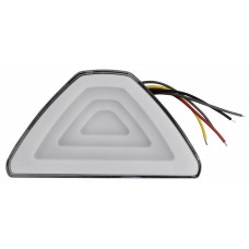 CALAVERA UNIVERSAL STOP (Luz Led Fija-Escalera-Estrobo ROJO) (Luz Led Fija-Escalera-Estrobo AMBAR) 12v 6.6 x 12.1 cm