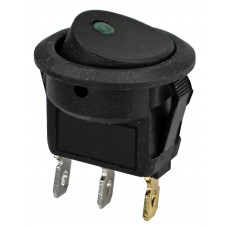 SWITCH INTERRUPTOR UNIVERSAL Boton Verde con Led (10 pzas)
