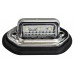 PLAFON LUZ DE MATRICULA UNIVERSAL Cromado con 3 Leds 12v 7.5 cm. x 4 cm. X 3 cm. 