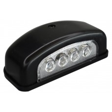 PLAFON LUZ DE MATRICULA UNIVERSAL Negro Plastico con 4 Leds 12-24v 11.5 cm. x 5.3 cm. X 4 cm. PLAFON LUZ DE MATRICULA UNIVERSAL Negro Plastico con 4 Leds 12-24v 11.5 cm. x 5.3 cm. X 4 cm.