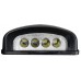 PLAFON LUZ DE MATRICULA UNIVERSAL Negro Plastico con 4 Leds 12-24v 11.5 cm. x 5.3 cm. X 4 cm. 
